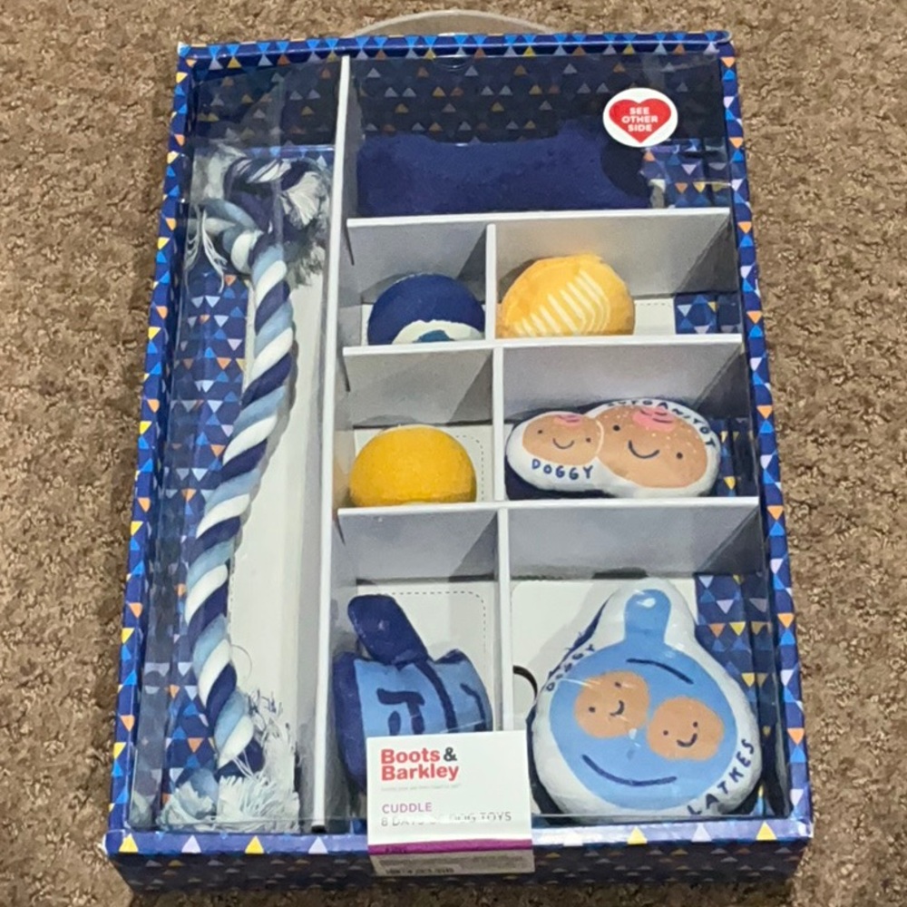 🌸 BOOTS & BARKLEY CUDDLE 8 DAYS OF DOG TOYS NWT
